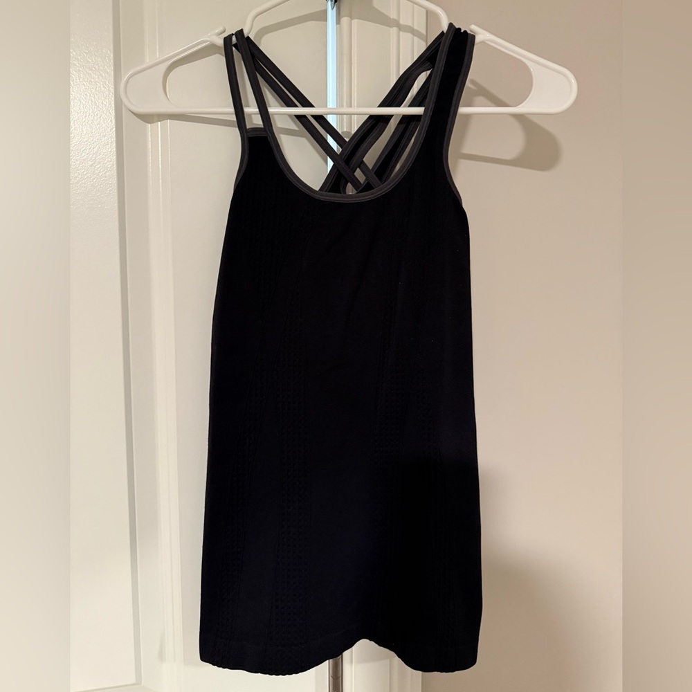 Black Strappy Tank Top